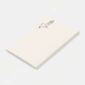 Beige Rose Post-it Klebezettel (angewinkelt)