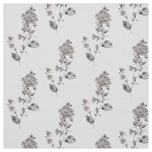 Beige Rose Stoff (Muster)