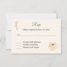 Beige Rose UAWG Response Card