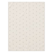 Beige Ruby-throated Hummingbirds Tischdecke (Vorderseite)