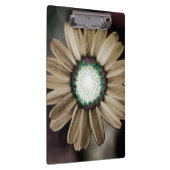 Beige Rustic Daisy Clipboard Klemmbrett (Rechts)