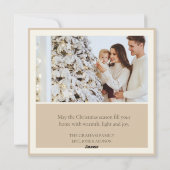 Beige Rustikale Angel 1 Foto Ferienwohnung Karte (Rückseite)