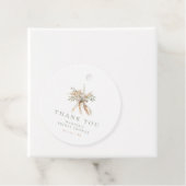 Beige & Sage Blume & Bow Brautparty Vielen Dank Geschenkanhänger (Beispiel)