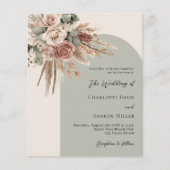 Beige Salbei Rose Hochzeit (Vorderseite)