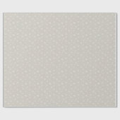 Beige-Schneeflocken-Weihnachtsverpackungspapier Geschenkpapier (Flach)