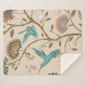 Beige seamless pattern with stylized flowers and b sherpadecke (Vorderseite (Horizontal))