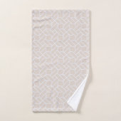 Beige Seil-Muster Handtuch Badhandtuch Set (Handtuch)