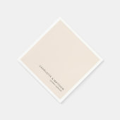 Beige Serviette (Ecke)