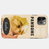 Beige Shih Tzu iPhone 11 Pro Max Fall Case-Mate iPhone Hülle (Rückseite (Horizontal))