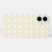 Beige Shippo-Muster Case-Mate iPhone Hülle (Rückseite (Horizontal))