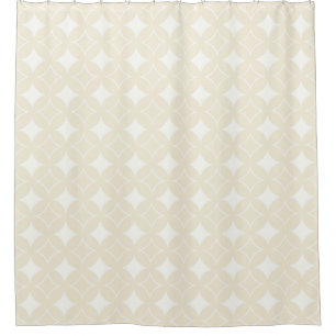 Beige Shippo-Muster Duschvorhang