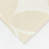 Beige Shippo-Muster Fleecedecke (Ecke)