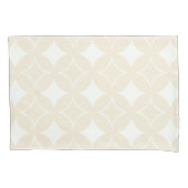 Beige Shippo-Muster Kissenbezug (Vorderseite)