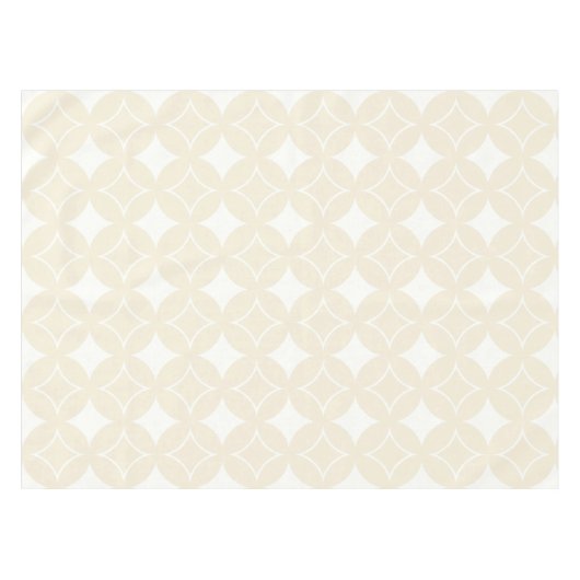 Beige Shippo-Muster Tischdecke (Vorderseite (Horizontal))