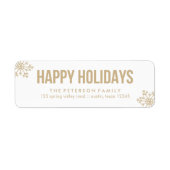 Beige Snowflake Holiday (Vorne)