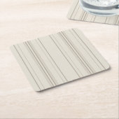 Beige Soft Stripe Untersetzer (angewinkelt)