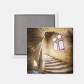 Beige-Spirituosen-Treppe, Frankreich Magnet (Vorderseite/Rückseite)