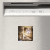 Beige-Spirituosen-Treppe, Frankreich Magnet (In Situ (Geschirrspüler))
