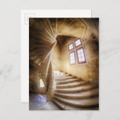 Beige-Spirituosen-Treppe, Frankreich Postkarte (Vorne/Hinten)
