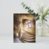 Beige-Spirituosen-Treppe, Frankreich Postkarte (Stehend Vorderseite)