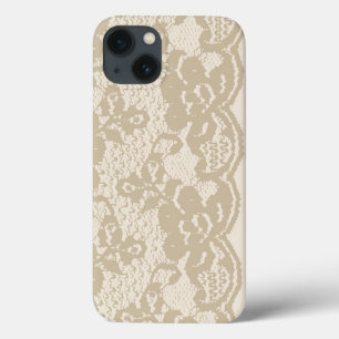Beige Spitze Case-Mate iPhone Hülle
