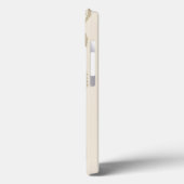 Beige Spitze Case-Mate iPhone Hülle (Rückseite / Links)