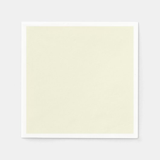 Beige Standard Cocktail Paper Napkin Serviette (Vorderseite)