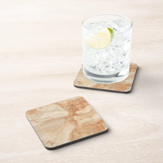Beige Steinstruktur Getränkeuntersetzer (Rechte Seite)