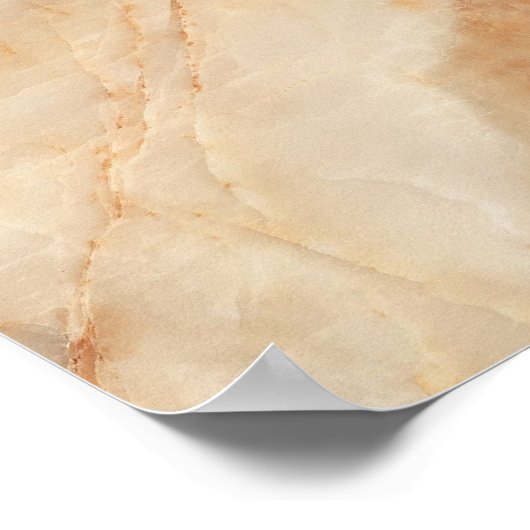 Beige Steinstruktur Poster (Ecke)