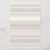 Beige Streifen Briefpapier (Vorderseite)
