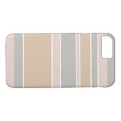 Beige Streifen Case-Mate iPhone Hülle (Rückseite (Horizontal))