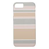 Beige Streifen Case-Mate iPhone Hülle (Rückseite)