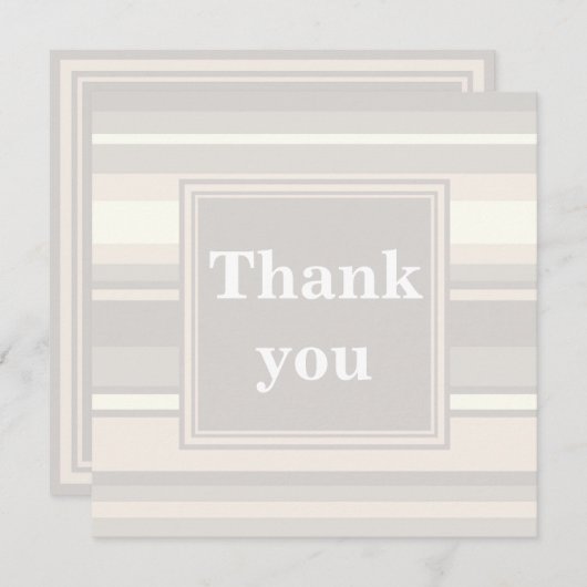 Beige Streifen danke (Vorne/Hinten)