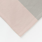 Beige Streifen Fleecedecke (Ecke)