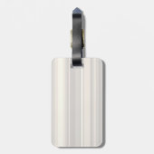 Beige Streifen Gepäckanhänger (Rückseite vertikal)