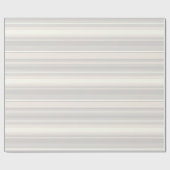 Beige Streifen Geschenkpapier (Flach)