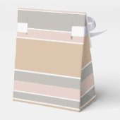 Beige Streifen Geschenkschachtel (Rückseite)