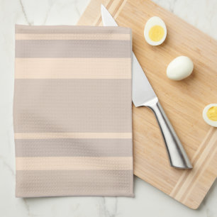 Beige Streifen Geschirrtuch