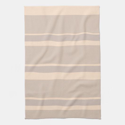 Beige Streifen Geschirrtuch (Vertikal)