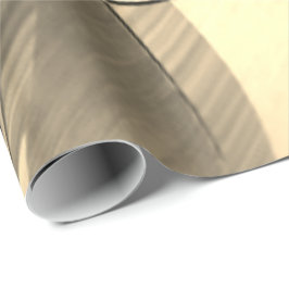 Beige Streifen in beigen Tönen Geschenkpapier