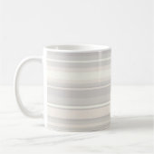 Beige Streifen Kaffeetasse (Links)