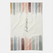 Beige Streifen Küche Handtuch (Vertikal)