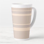 Beige Streifen Milchtasse (Rechte Ecke)