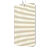 Beige Streifen mit weißem Hintergrund Autolufterfrischer (Links)