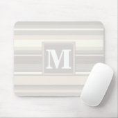 Beige Streifen Mousepad (Mit Mouse)