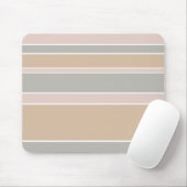 Beige Streifen Mousepad (Mit Mouse)