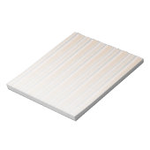 Beige Streifen Notizblock (Rotiert)
