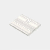 Beige Streifen Post-it Klebezettel (angewinkelt)