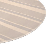 Beige Streifen Schneidebrett (Ecke)
