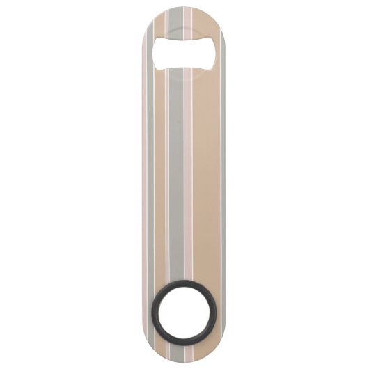 Beige Streifen Speed Flaschenöffner (Vorderseite)